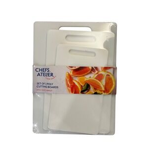 Chefs‎ Atelier Kitchen Set of 3 Cutting Boards With Easy Grip Handle